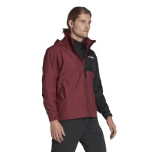 adidas Regenjacke Terrex Multi Rain.Rdy 2-Layer (atmungsaktiv, wasserdicht, 2,5-Lagen) weinrot Herren